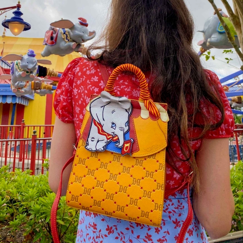 NWT Disney's Dumbo Monogram Mini Backpack